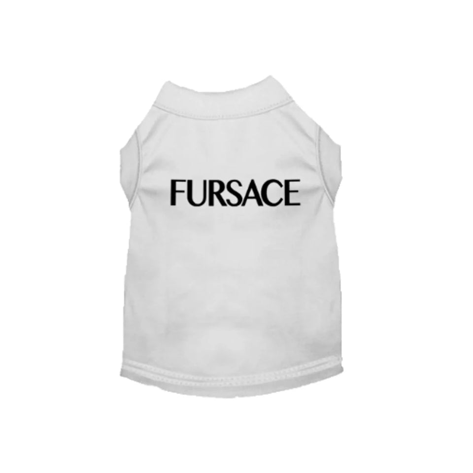 Fursace, Fursace, Fursace! Dog Tee & Dress - Designer-Inspired Logo Dog Apparel by Bark Fifth Avenue - Pets Perfect