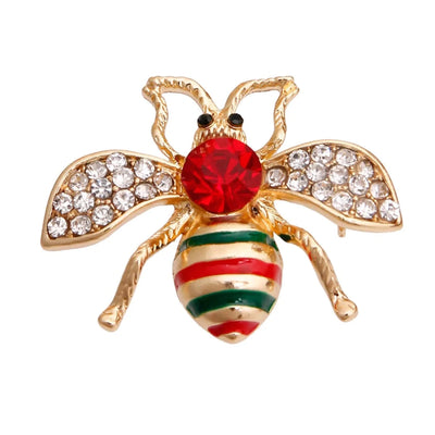 GG Red Crystal Bee Brooch by Bark Fifth Avenue - Pets Perfect