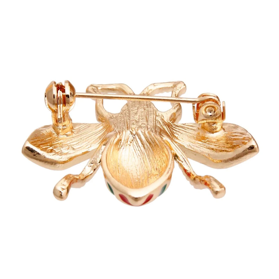 GG Red Crystal Bee Brooch by Bark Fifth Avenue - Pets Perfect