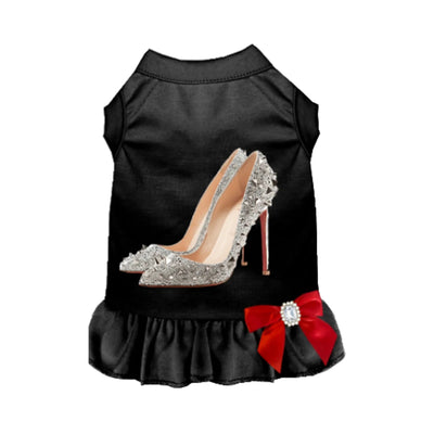 Give Me All The Sparkle Dress - Sleeveless Ruffle Dog Dress by Bark Fifth Avenue - Pets Perfect