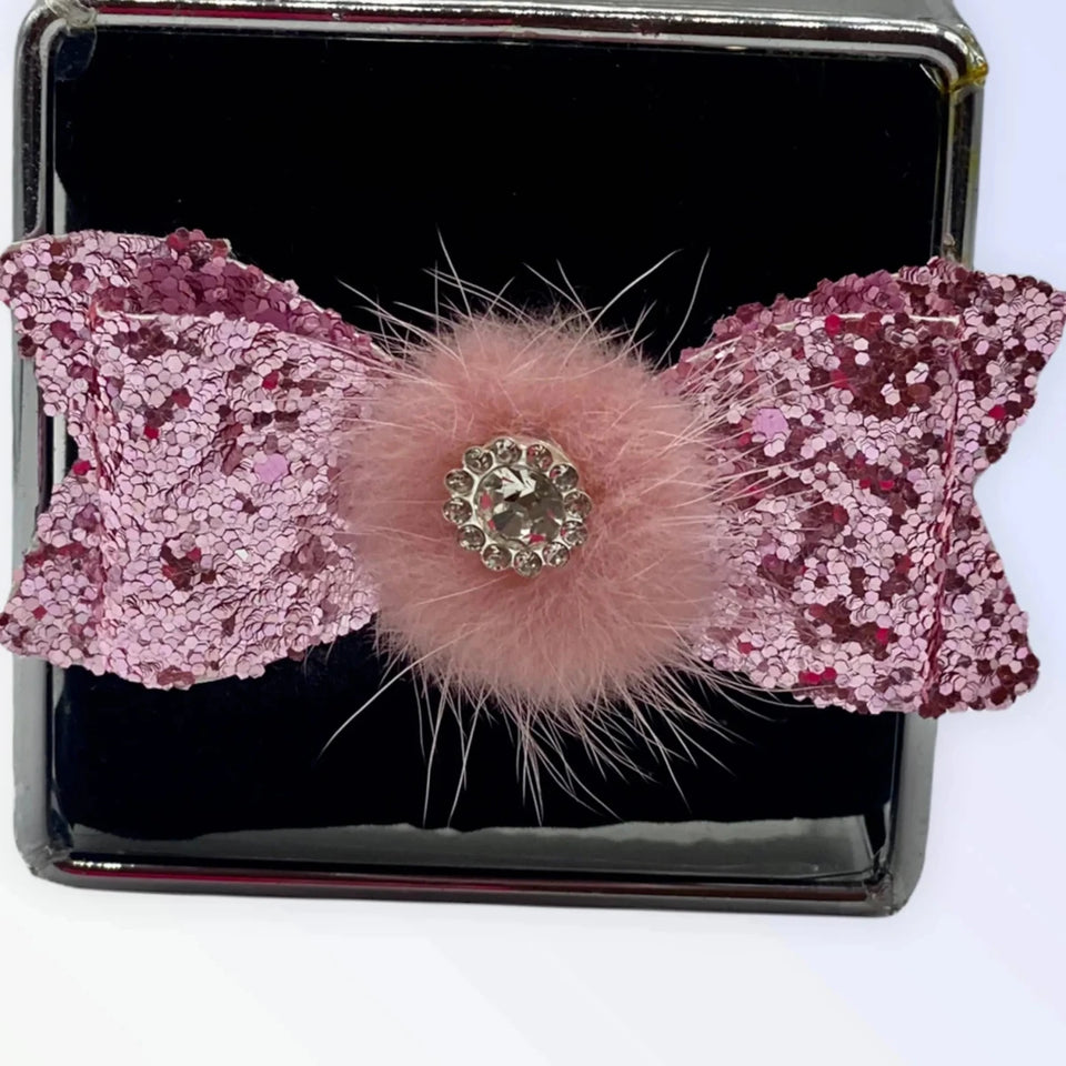 Glamoratzzi Pom Pom Hair Barrettes for Dogs by Bark Fifth Avenue - Pets Perfect