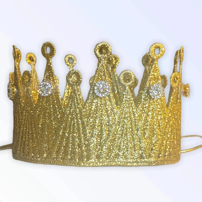 Glitter & Gold Dog Crown by Bark Fifth Avenue - Pets Perfect