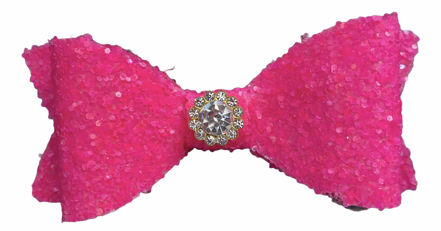 Glitter and Gloss Dog Bows - Sparkly Hair Accessories by Bark Fifth Avenue