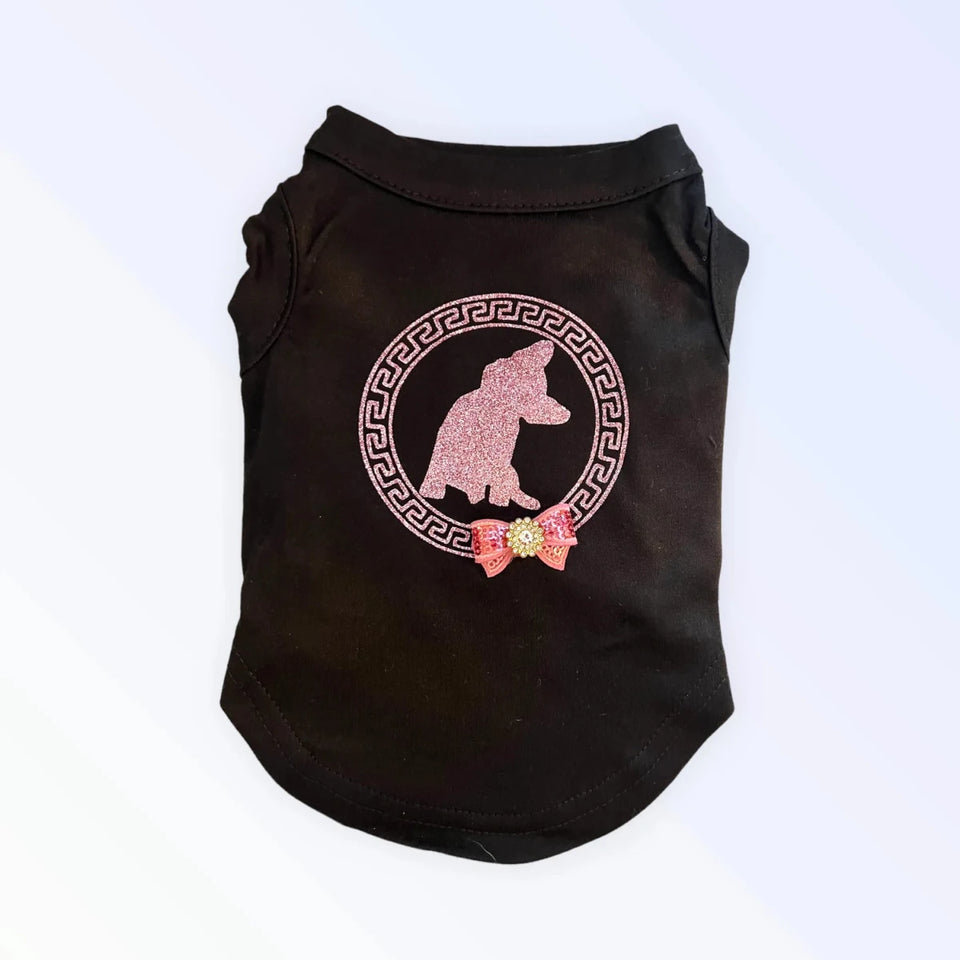 Glitterazzi Frenchie Tee - Bark Fifth Avenue - Pets Perfect