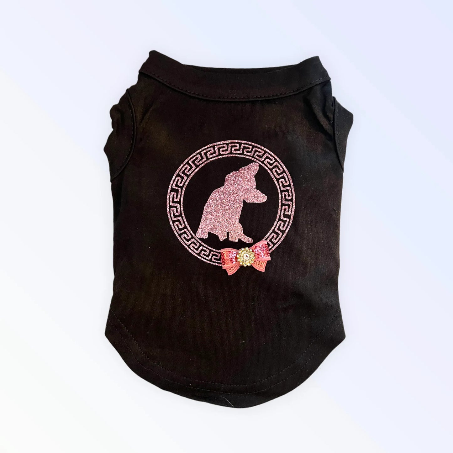 Glitterazzi Frenchie Tee - Bark Fifth Avenue