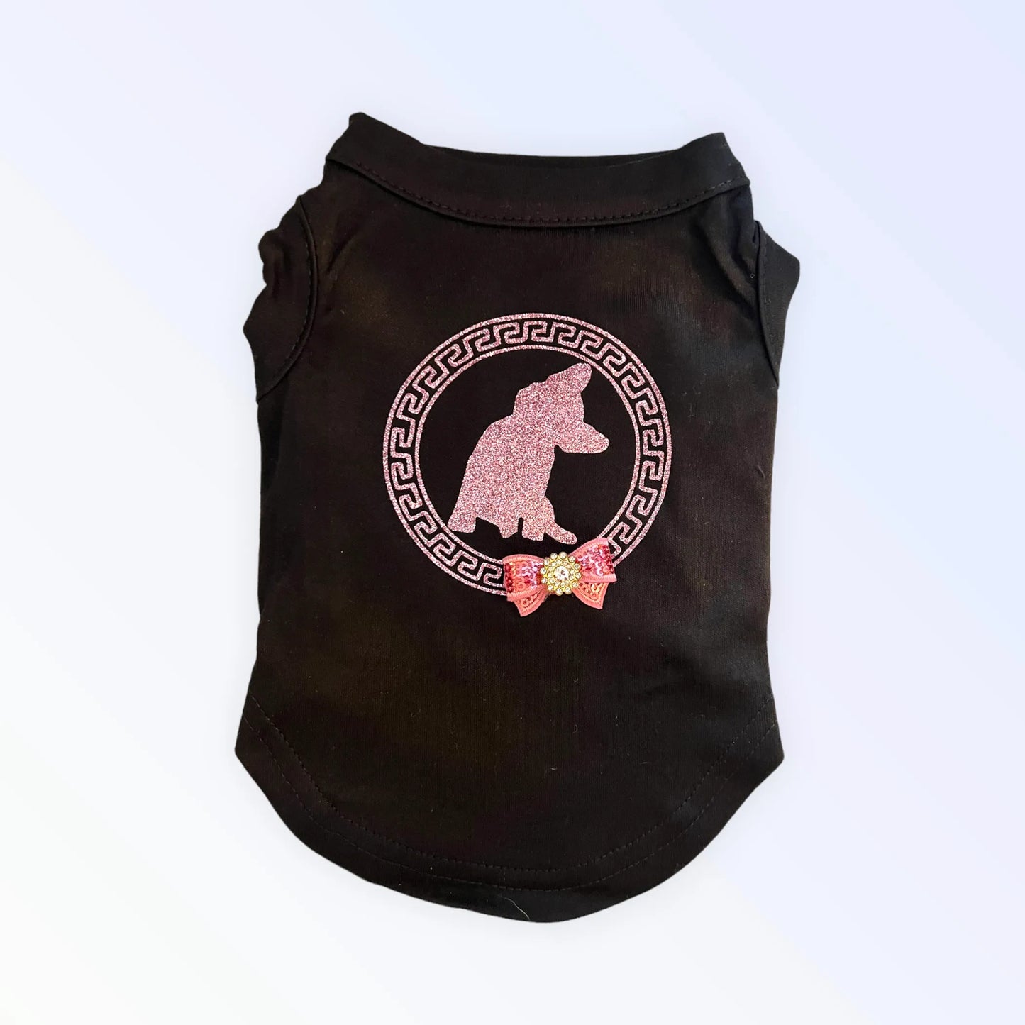 Glitterazzi Frenchie Tee - Bark Fifth Avenue