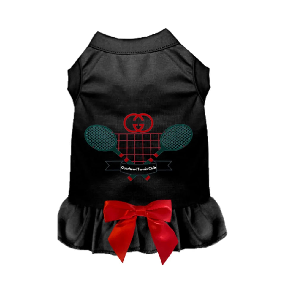 Gucchewi Tennis Club Dog Shirt and Dress - Bark Fifth Avenue - Pets Perfect
