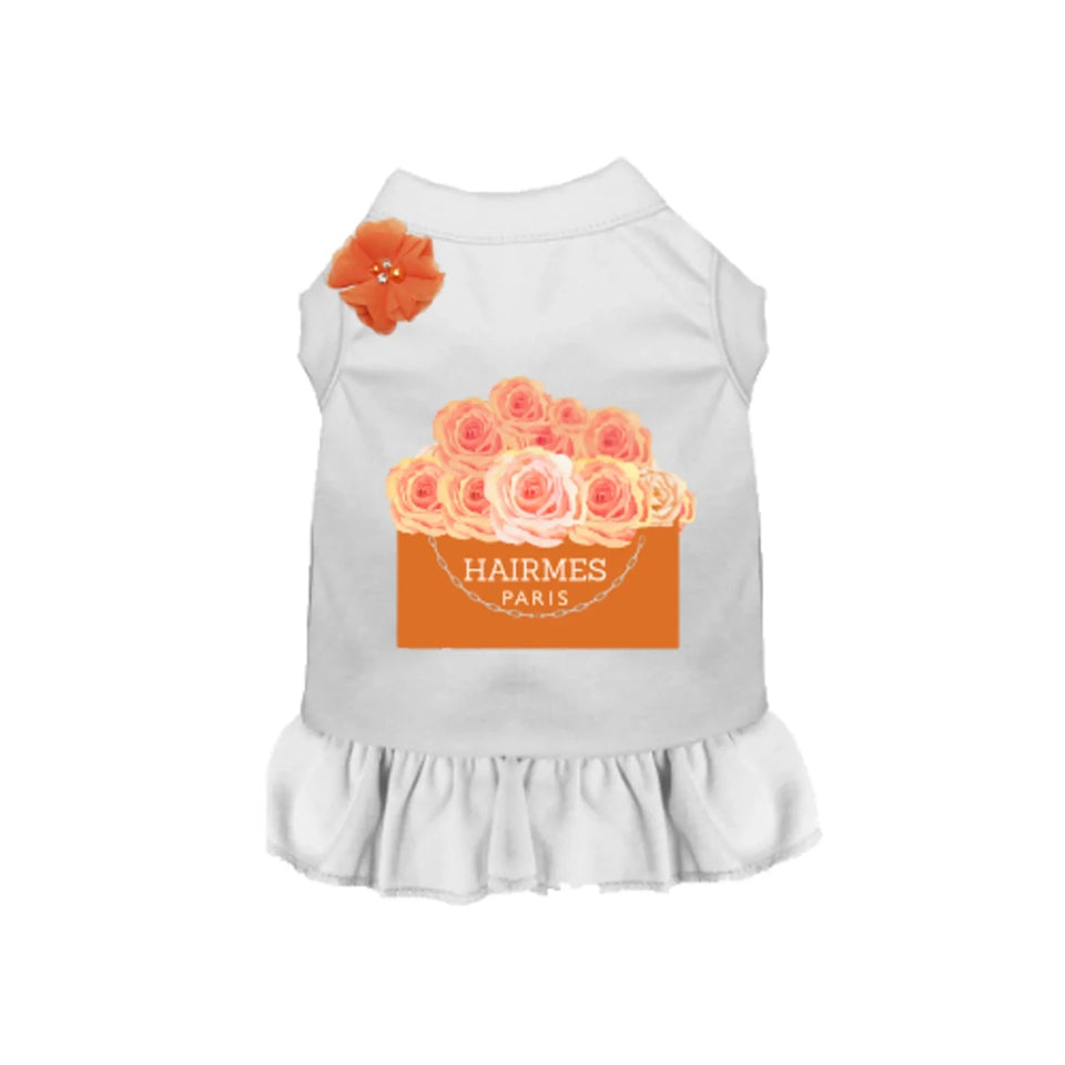 Hairmes Flowers Dog Dress by Bark Fifth Avenue - Pets Perfect