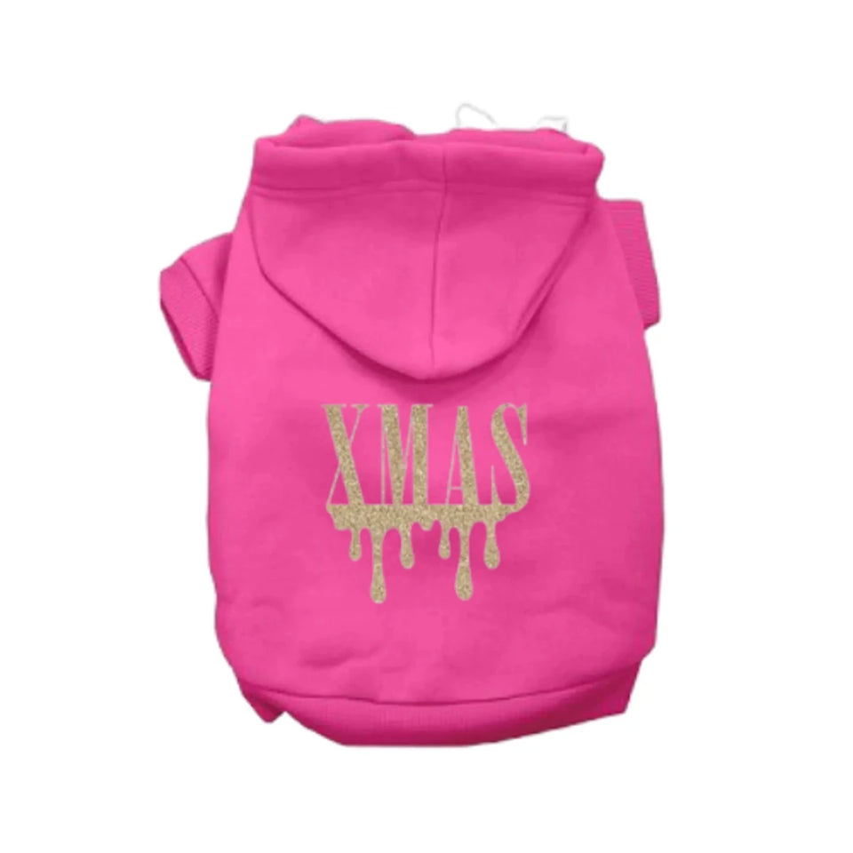 Bark Fifth Avenue Holiday Drip Dog Hoodie - 1 ct - Pets Perfect