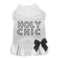 Holy Chic! Dog Tee and Dress with Satin Bow by Bark Fifth Avenue