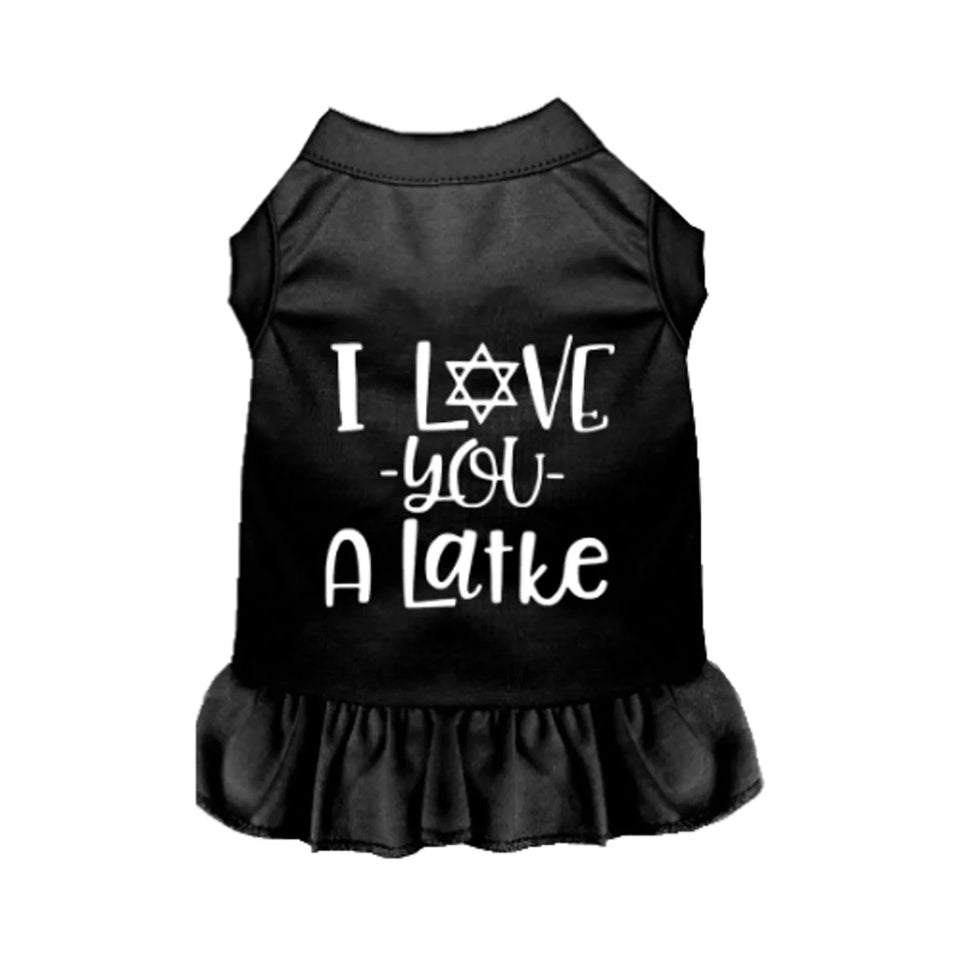 I Love You A Latke - Dog Tee & Dress by Bark Fifth Avenue - Pets Perfect