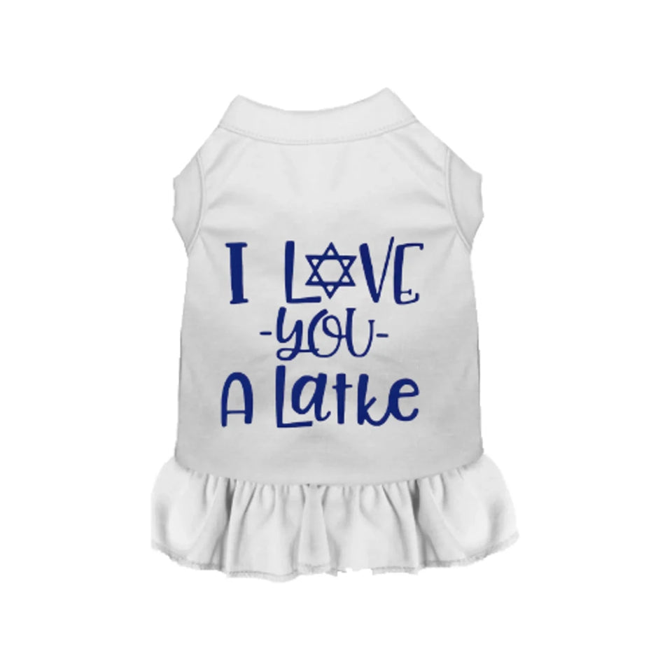 I Love You A Latke - Dog Tee & Dress by Bark Fifth Avenue - Pets Perfect