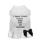 I'm Fluent In All Designers Dog Tee and Dress by Bark Fifth Avenue