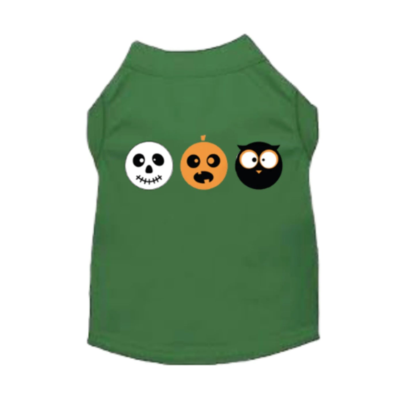 Boo Crew Faces Graphic Dog Tee