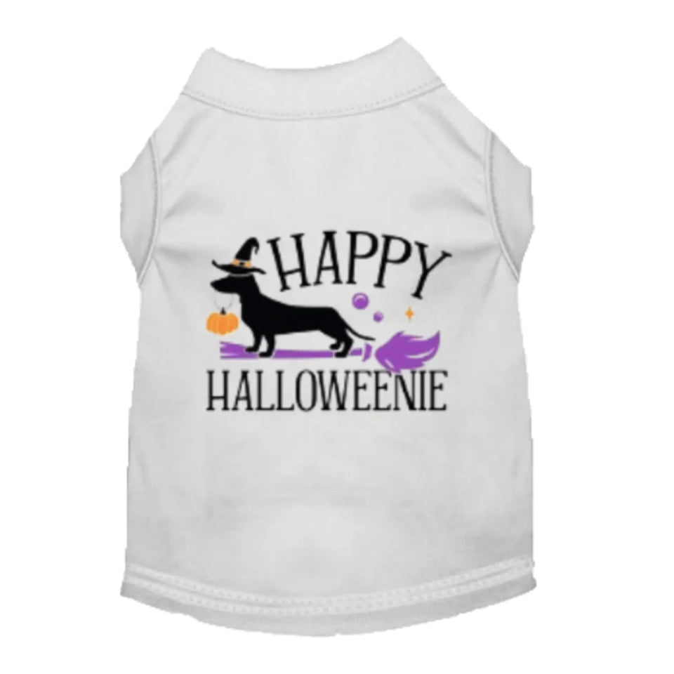 Bark Fifth Avenue Happy Halloweenie Dog Tee - Pets Perfect