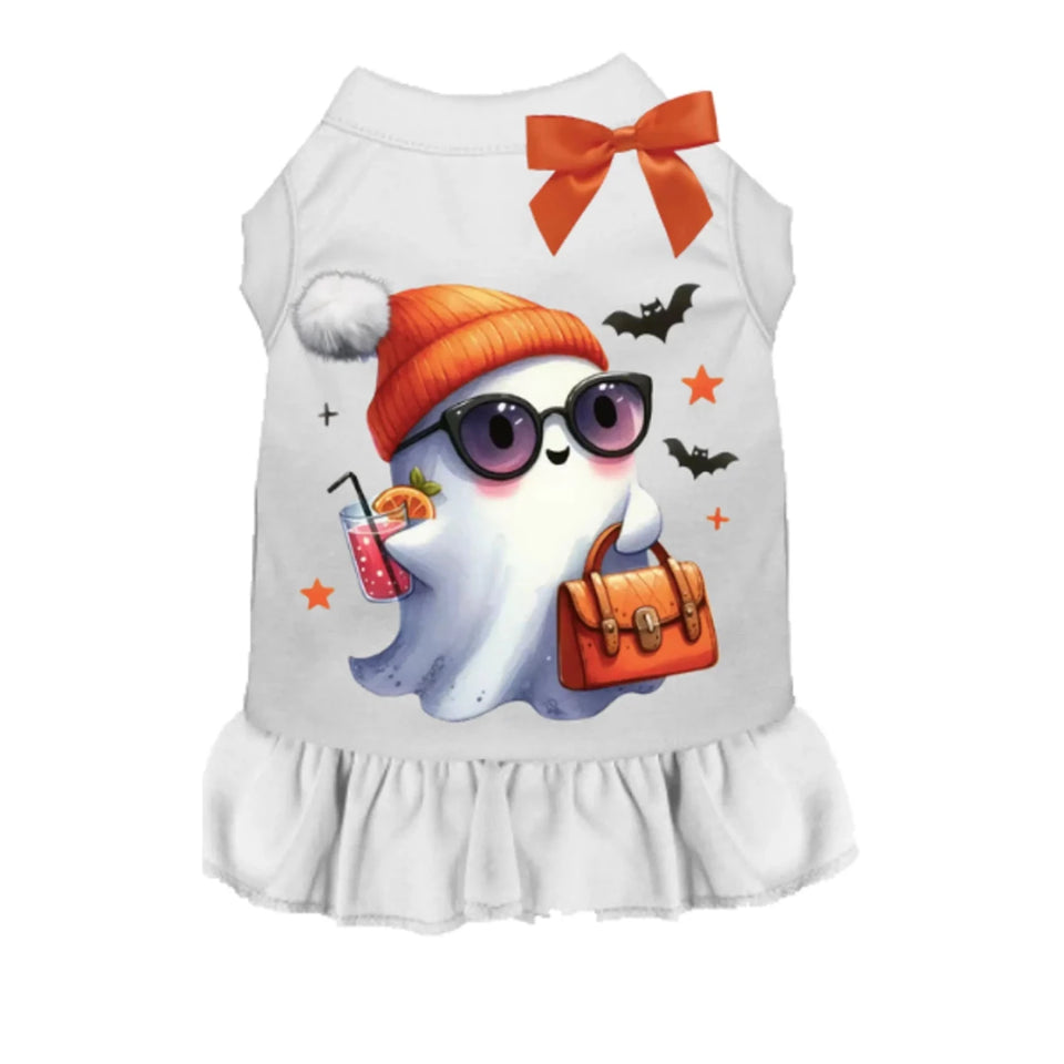 Boo-tique Chic Ruffle Dress - Halloween Dog Dress by Bark Fifth Avenue - Pets Perfect