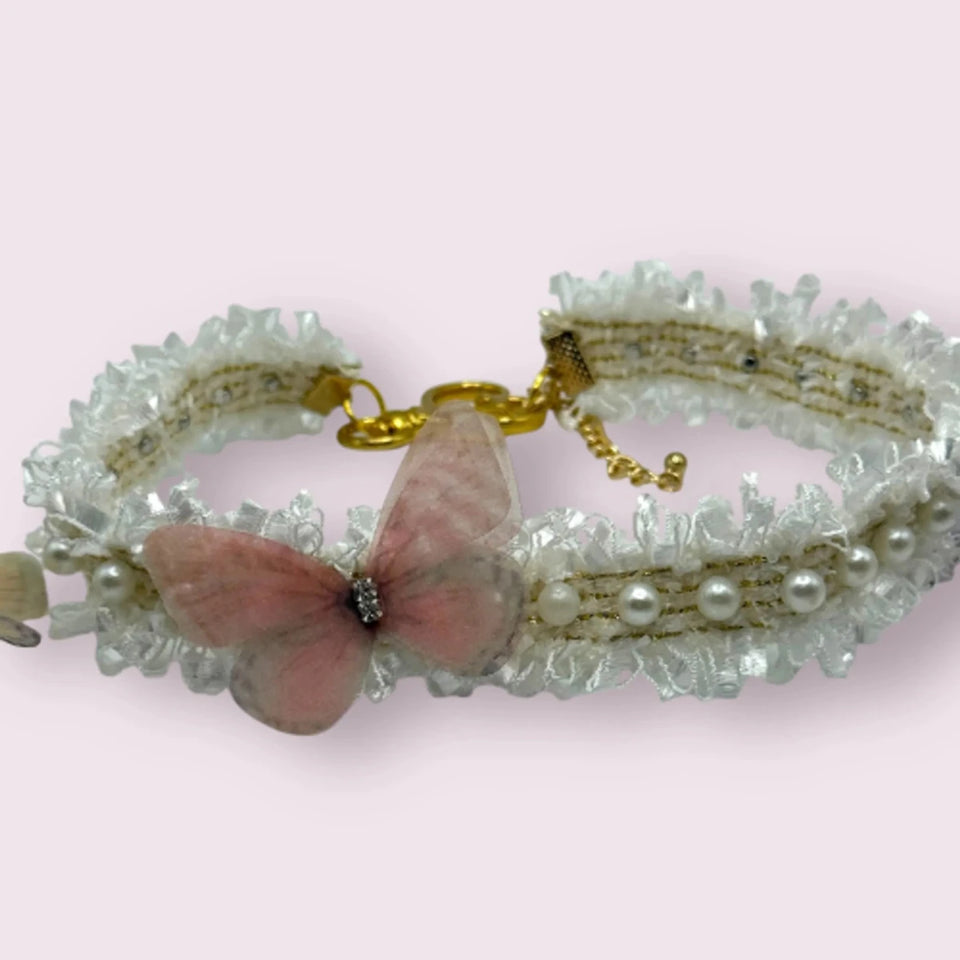 Mariposa Tweed Dog Necklaces - Pets Perfect