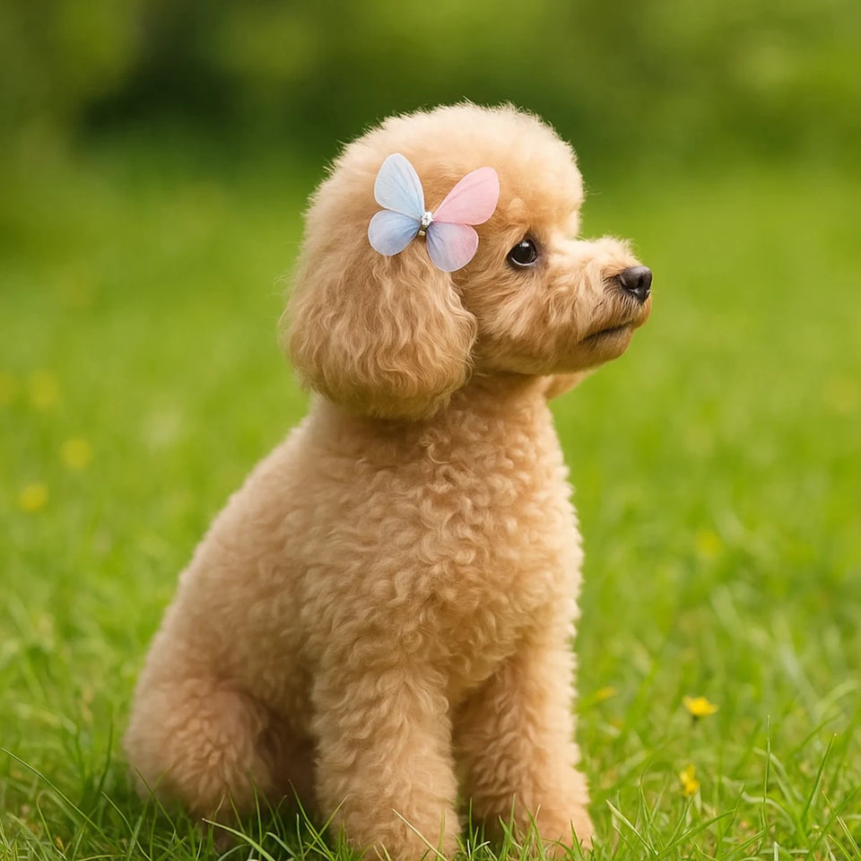 Mariposa Butterfly Dog Hair Bows by Bark Fifth Avenue - Pets Perfect