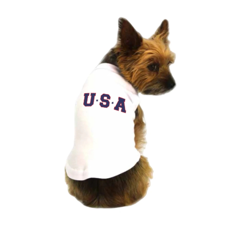 Star-Spangled Pup Tee - USA Dog Shirt - Pets Perfect