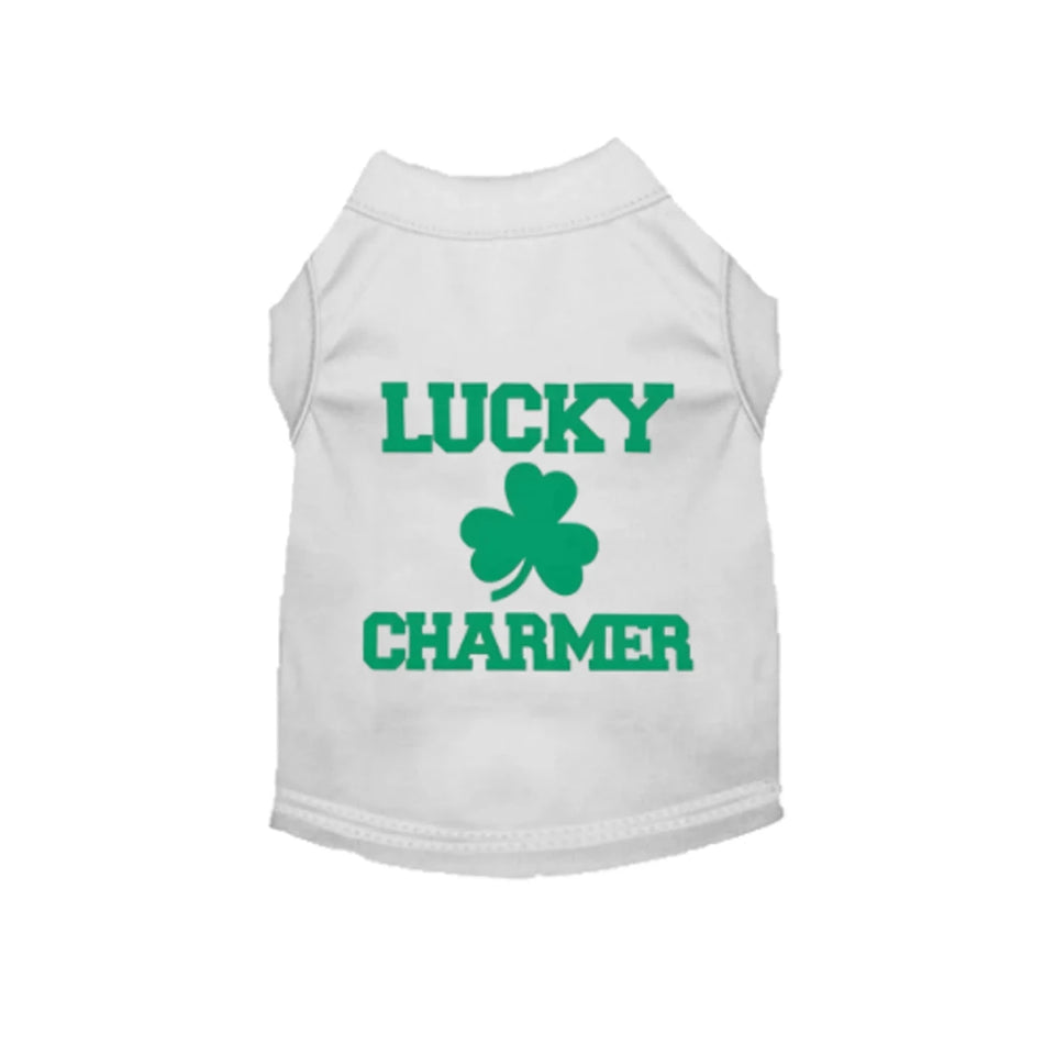 Lucky Charmer St. Patrick's Day Dog Tee - Pets Perfect
