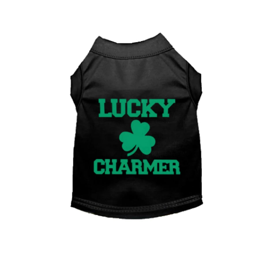 Lucky Charmer St. Patrick's Day Dog Tee - Pets Perfect