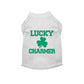 Lucky Charmer St. Patrick's Day Dog Tee