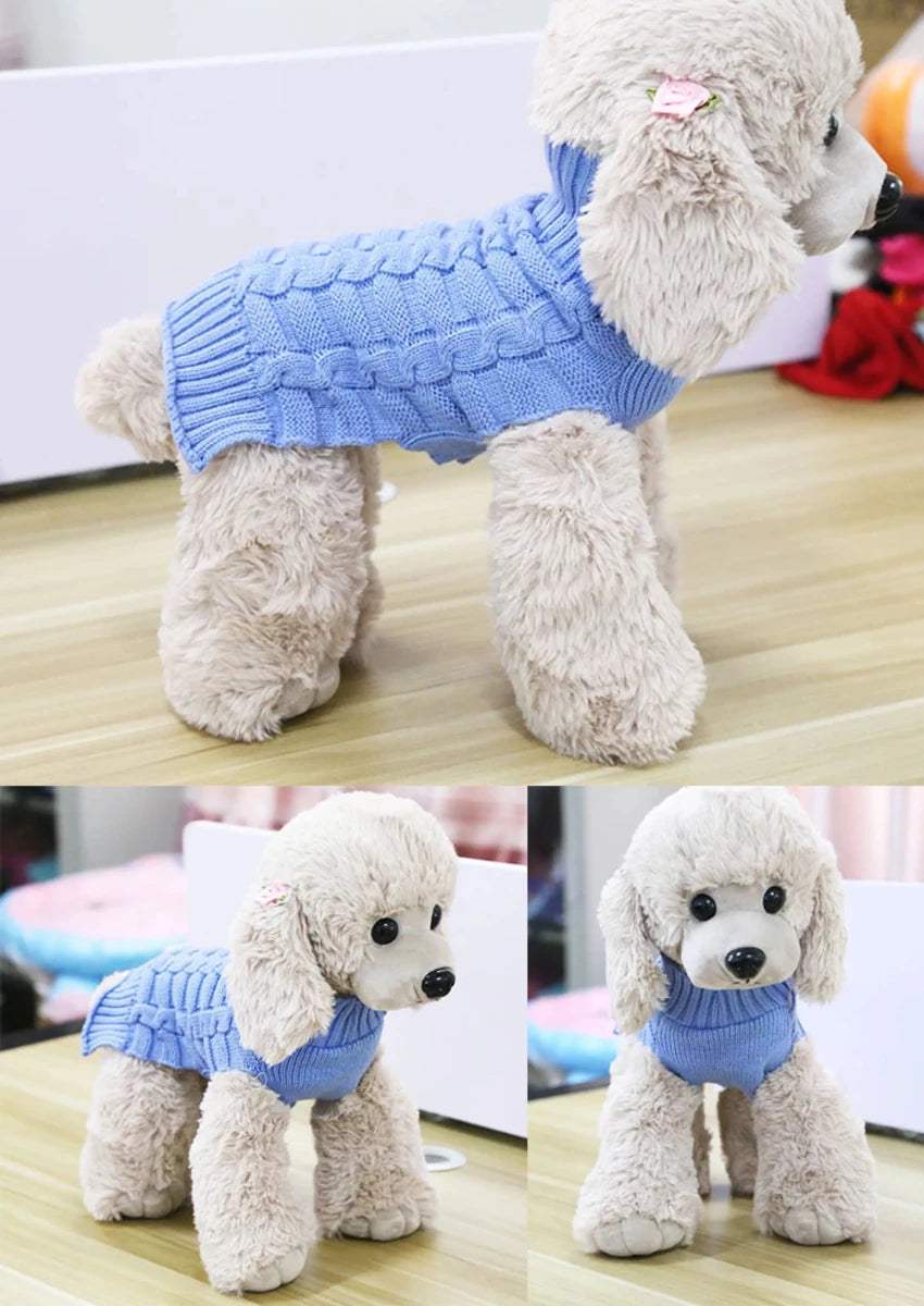 Bark Fifth Avenue Cashmere Twisted Rope Dog Sweater - Pets Perfect
