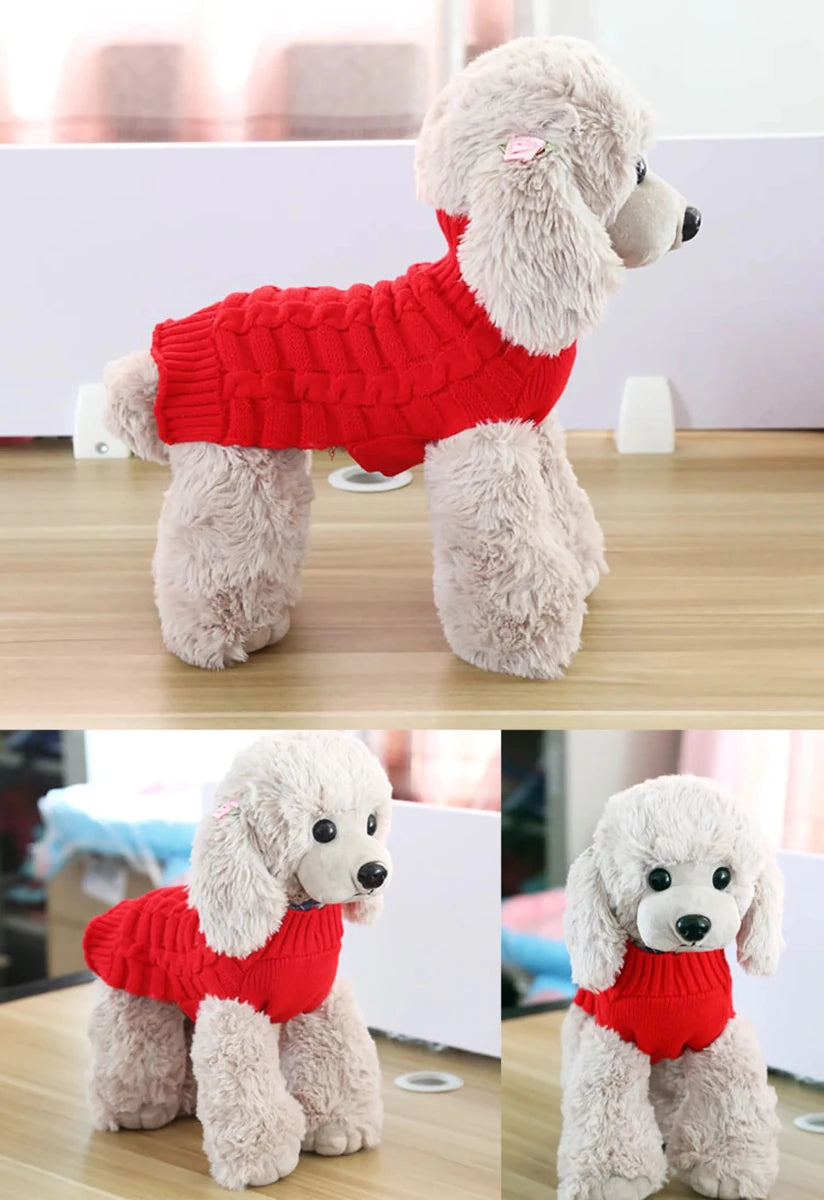 Bark Fifth Avenue Cashmere Twisted Rope Dog Sweater - Pets Perfect