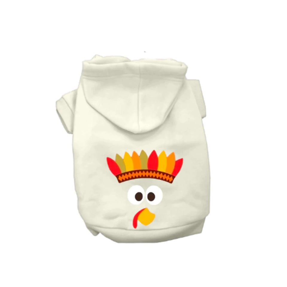 My Thankful Turkey Dog Hoodie - Thanksgiving Dog Hoodie - Pets Perfect