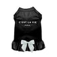 C'est La Vie Dog Dress and Tee by Bark Fifth Avenue