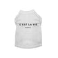 C'est La Vie Dog Dress and Tee by Bark Fifth Avenue