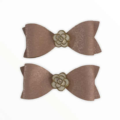 Camellia Glam Barrettes for Dogs by Bark Fifth Avenue