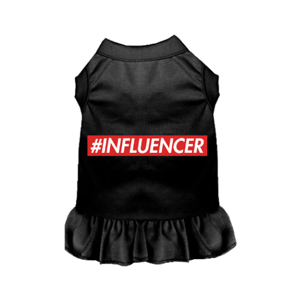#INFLUENCER Dog Tee, Dress and Hoodie by Bark Fifth Avenue, Black/MEDIUM, view 7