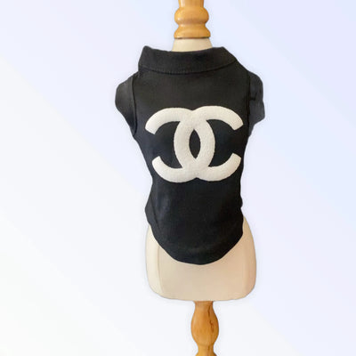 CC Puff Dog Tee - Black, X SMALL