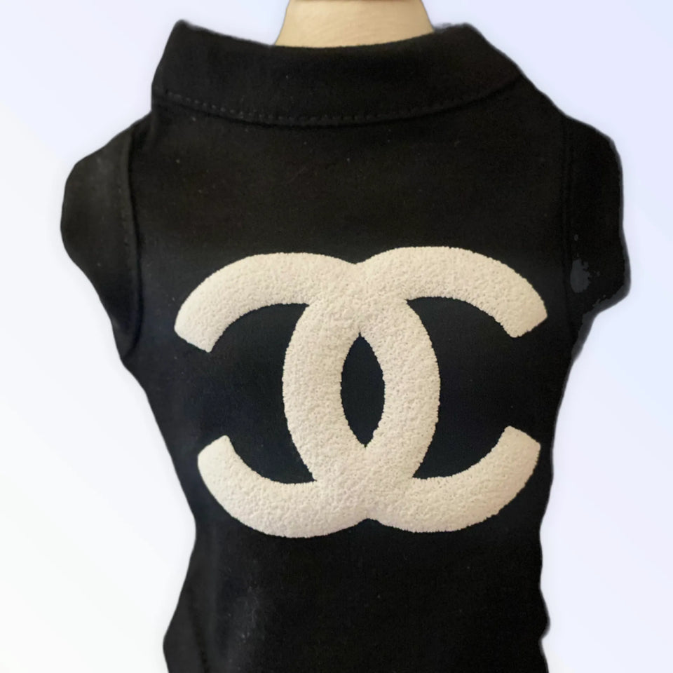 CC Puff Dog Tee - Black, view 9