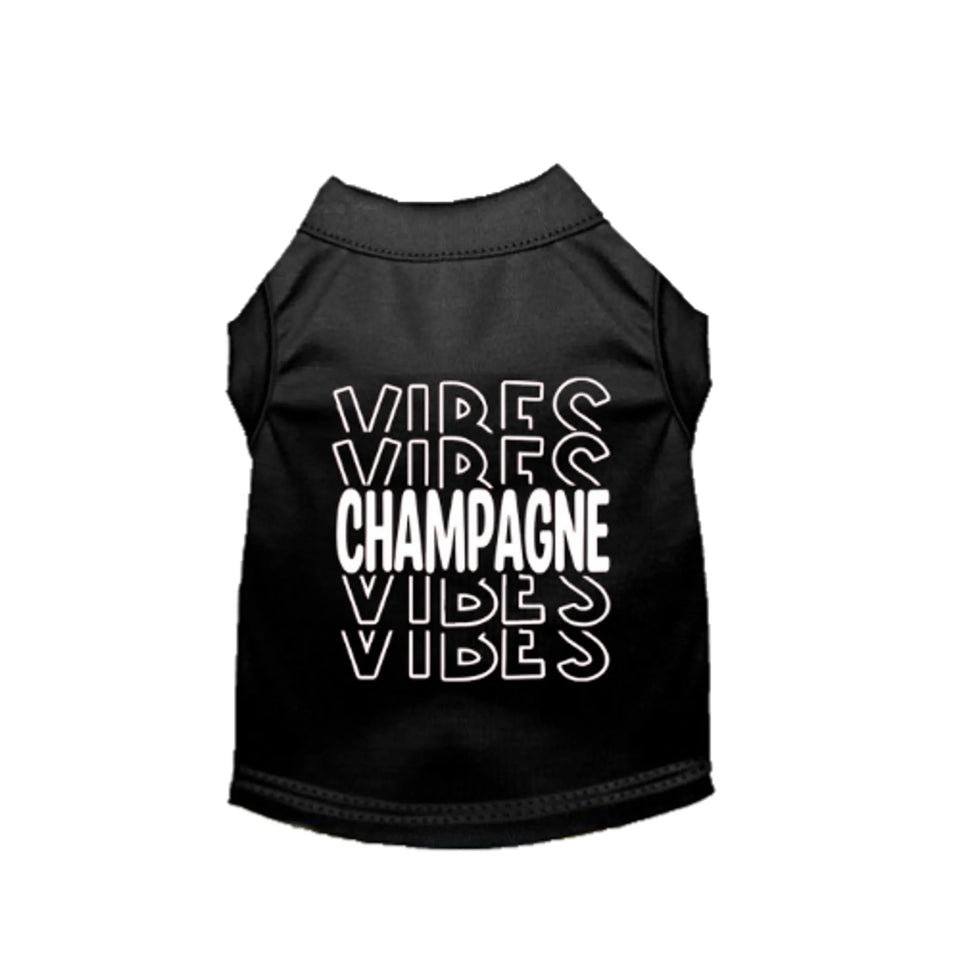 Champagne Vibes Dog Shirt by Bark Fifth Avenue, MEDIUM/1, view 3