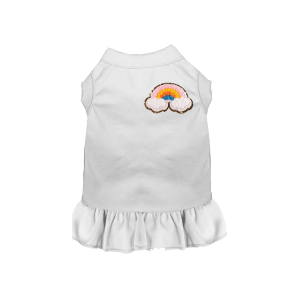 Chenille Rainbow Dog Dress and Tee by Bark Fifth Avenue - Pets Perfect
