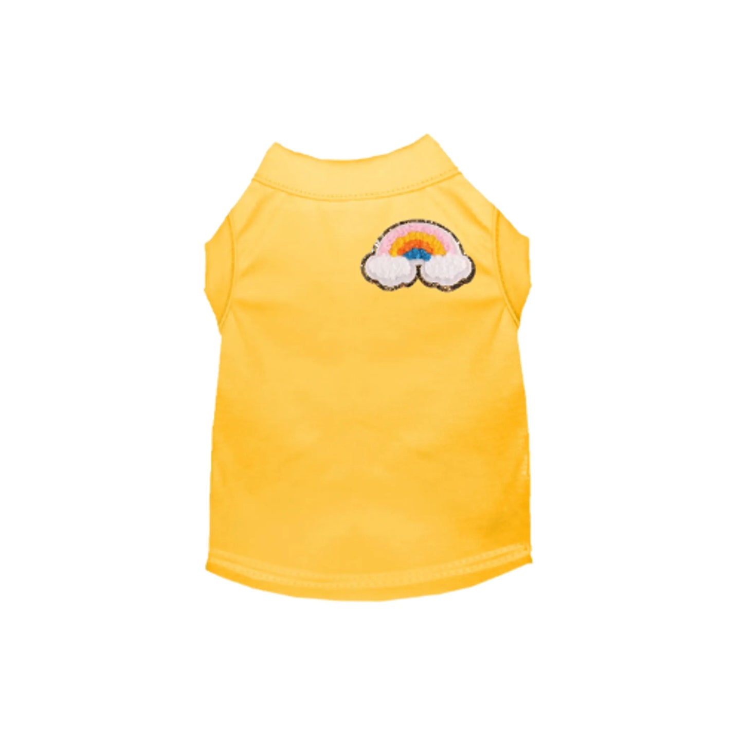Chenille Rainbow Dog Dress and Tee by Bark Fifth Avenue