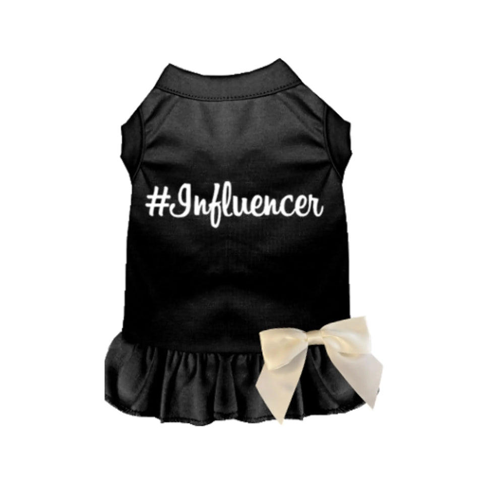 #Influencer Dog Dress - InstaFamous Collection, Black/3X LARGE, view 49