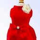 Chiffon Flower Holiday Dress