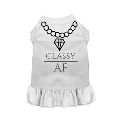Classy AF Dog Dress - Elegant Pet Fashion by Bark Fifth Avenue - Pets Perfect