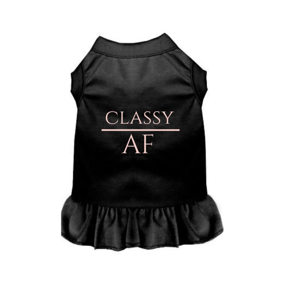 Classy AF Dog Dress - Elegant Pet Fashion by Bark Fifth Avenue - Pets Perfect