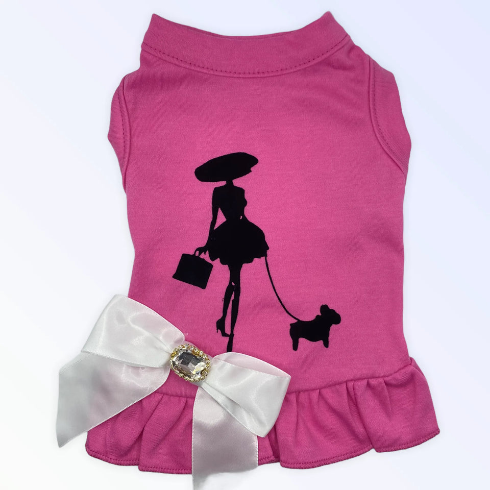 Classy Lady and Frenchie Dog Outfit, Bark Fifth Avenue, view 21