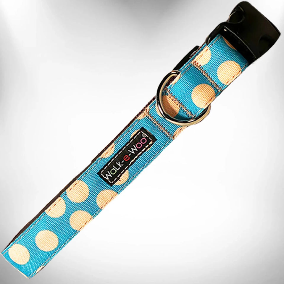 Polka Dot Dog - Tan Dots Collars - Pets Perfect