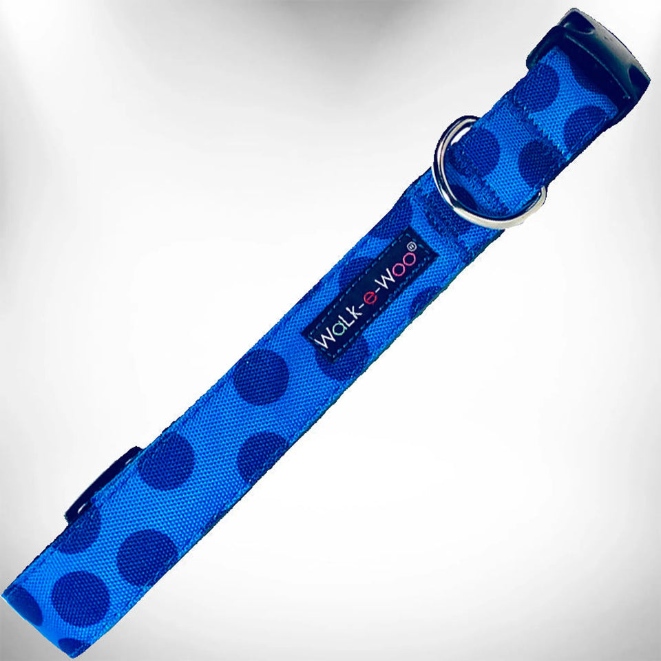 Polka Dot Dog - Monotone Collars, Orange/XS 5/8" WIDTH FITS 8-12" NECK, view 6