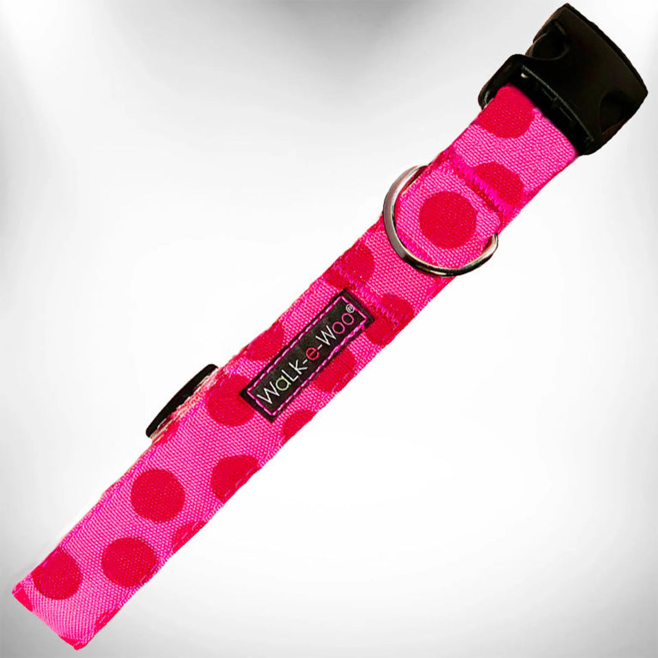 Polka Dot Dog - Monotone Collars, Purple/XS 5/8" WIDTH FITS 8-12" NECK, view 16