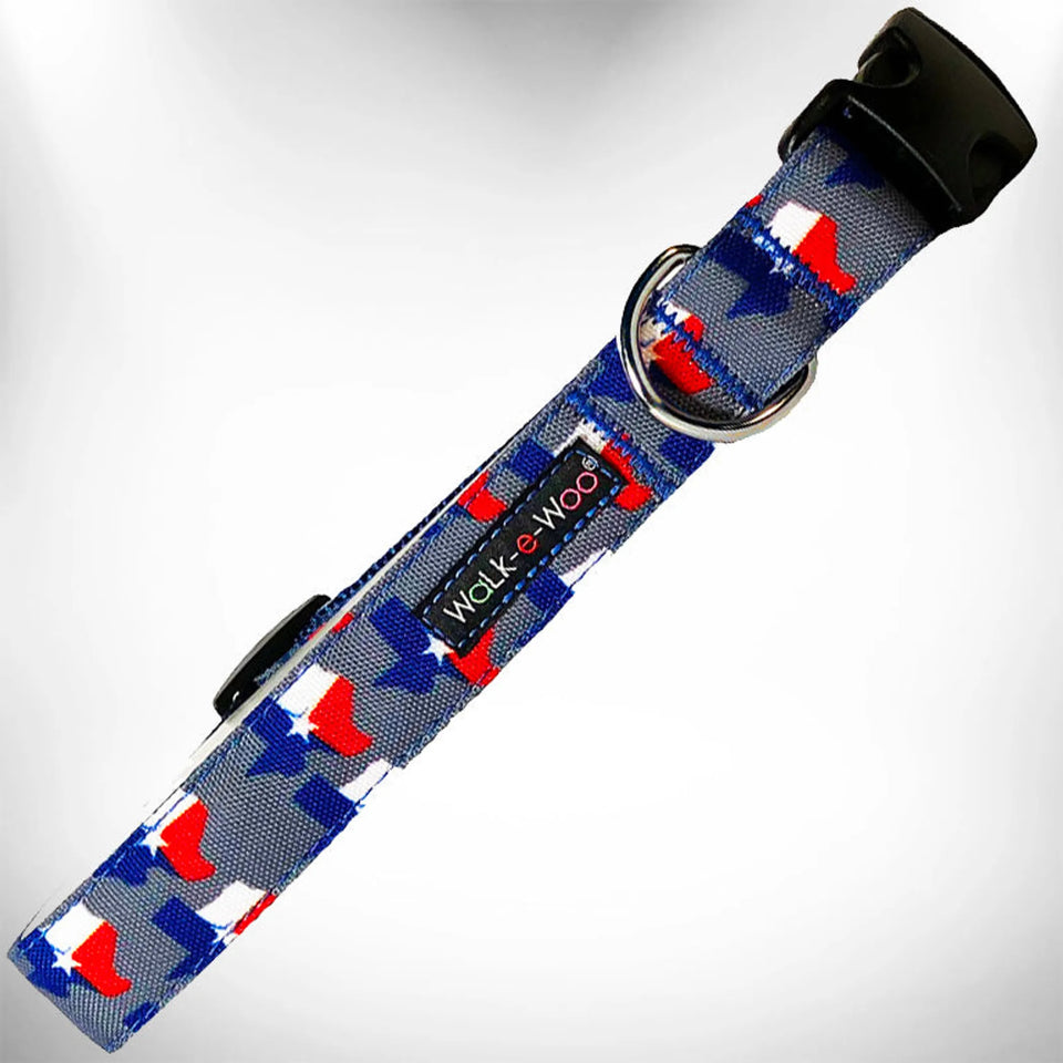 Colorado and Texas Dog Collars, Texas lavender/XS 5/8" WIDTH FITS 8-12" NECK, view 21