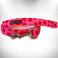Polka Dot Dog - Monotone Leads in pink with red polka dots and metal clasp for dog walking from PetsPerfect online pet store