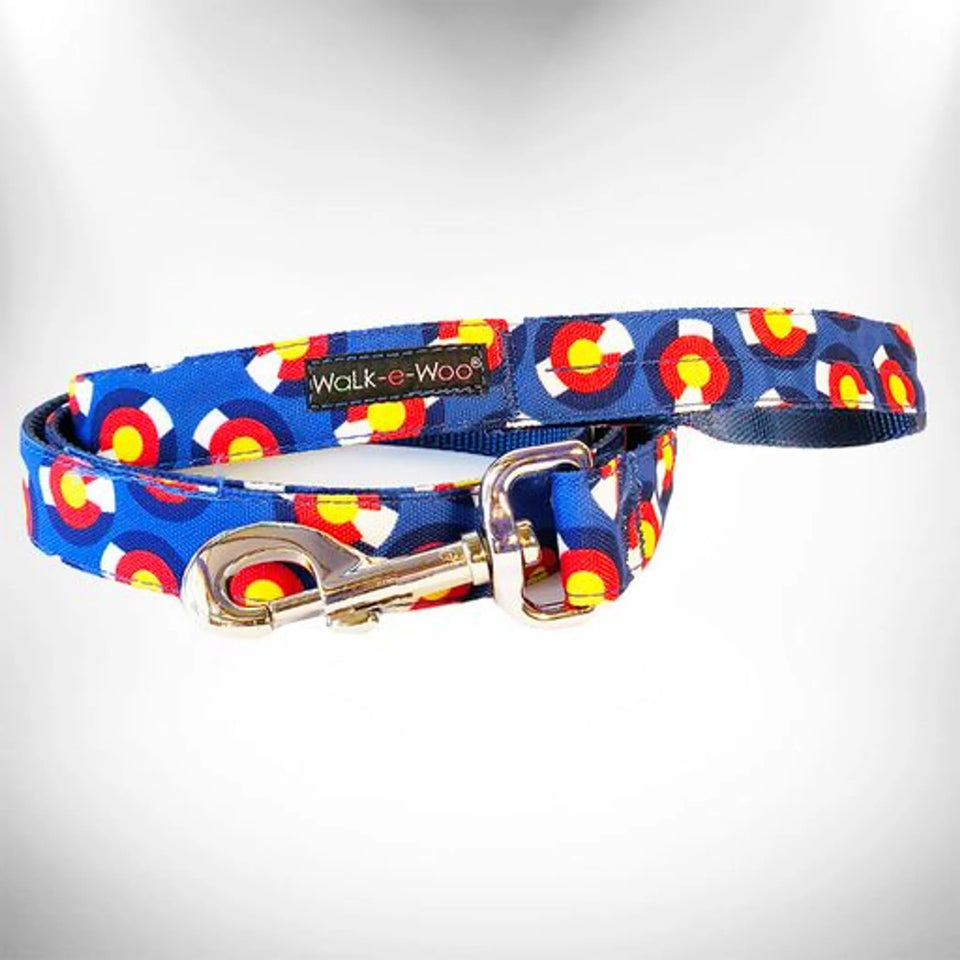 Colorado and Texas Dog Leads, Colorado blue/REGULAR LEAD 1" WIDTH- 5' LENGTH, view 4