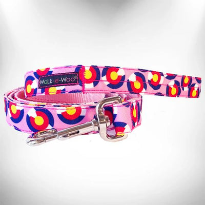 Colorado and Texas Dog Leads, Colorado pink/THIN LEAD 5/8" WIDTH- 5' LENGTH